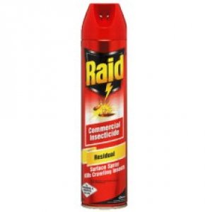 RAID ONE SHOT SURFACE SPRAY O/LESS 450G CAN