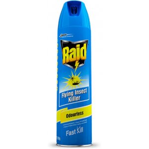 RAID FLYING INSECT KILLER O/LESS 400G CAN