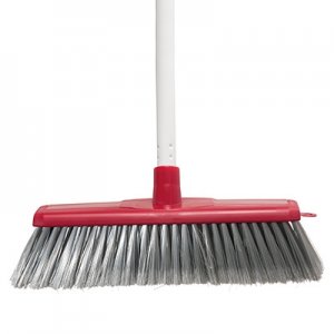 Oates Ultimate Indoor Broom Red