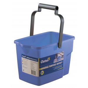 Oates Rectangle Bucket Blue 9ltr   