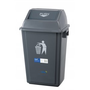 Oates Flip Top Bin 60ltr Grey 