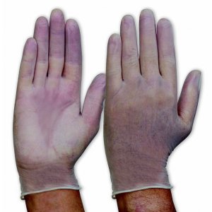 Vinyl Gloves P/free Med Pkt100