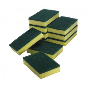 Scour N Sponge 6x4 (15x10cm) Green 