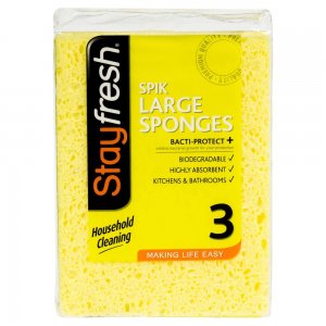 Stay Fresh Sponge - 3pack Asst Colours 18756