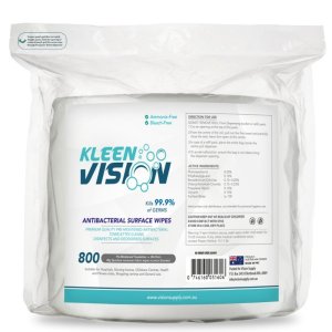 800 Vision Anti-bac Wipes Ctn Of 4