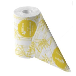 BAMBOO WIPER ROLL YELLOW 300mm x 530mm 85XSHEETS BMBWIPE-YELLOW