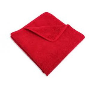 MICROFIBRE CLOTH RED (SOLD INDIVIDUALLY)