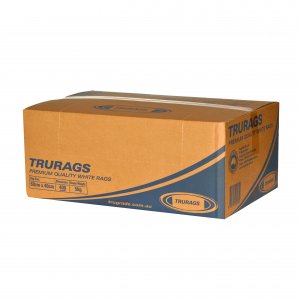 Trurag Wiping Rags White Ctn400