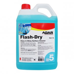 AGAR FLASH DRY GLASS CLEANER 5LTR