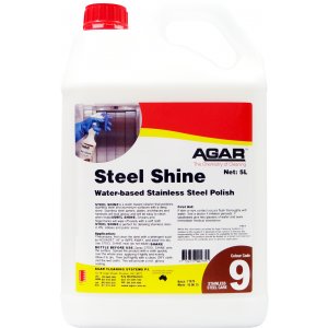 AGAR STEEL SHINE POLISH 5LTR           