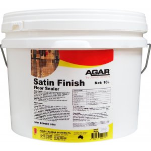 AGAR SATIN FINISH FLOOR SEAL 10LTR PAIL