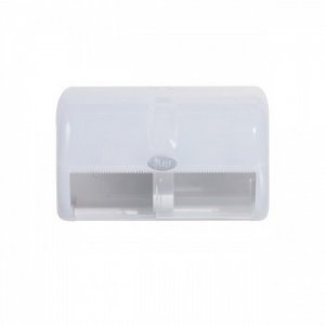 Livi Horizontal Twin T/roll Dispenser White