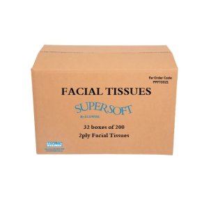 Ecowise Facial Tissues Pkt200 Ctn32