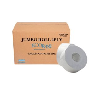 Jumbo 2ply T/roll 8x300m Per Ctn