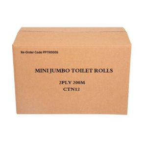 Mini Jumbo 2ply T/roll 200m Ctn12 