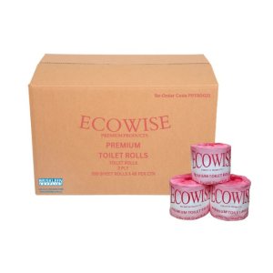 Ecowise Toilet Rolls 48ctn 700 Sheet 2ply