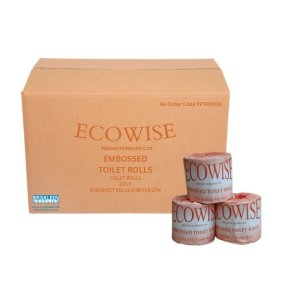 Ecowise Embossed T/rolls 48ctn 400 Sheet 2ply