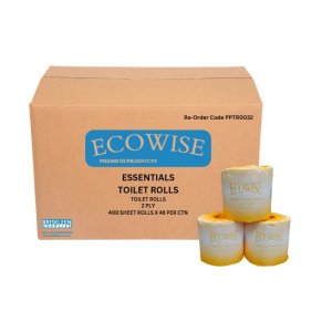 Ecowise Essential T/roll 48ctn 400 Sheet 2ply 