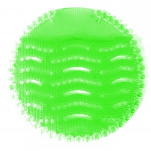 Wave Urinal Mat 3d Kiwi/grapefruit Pkt2